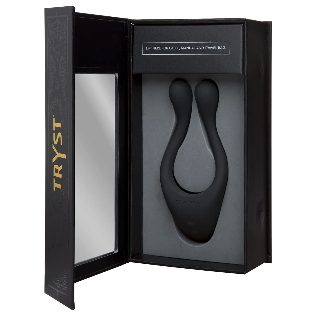 Doc Johnson Tryst Multi Erogenous Zone Massager     Black