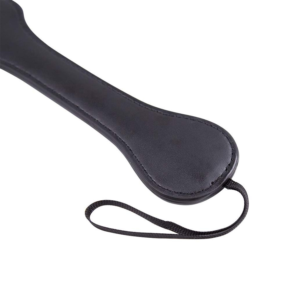 Spanking Paddle, Slut Leather SM Tool with Rivet for Extra Sensation Flirt Sex Restraint Bondage Adult Sex Toy for Couple Lover