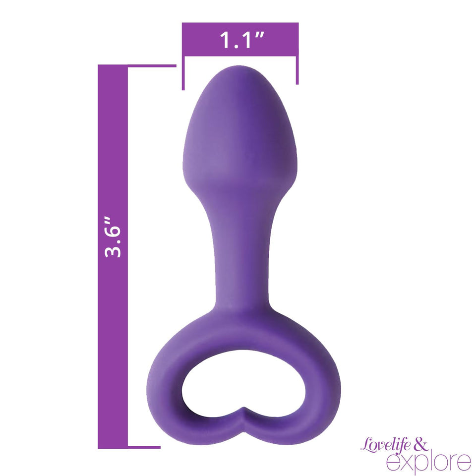 Ohmibod Lovelife Explore Butt Plug - Rear Gear Silicone Anal Plug For Beginners - Anal Toy For Solo Use And Couples Play - Body-