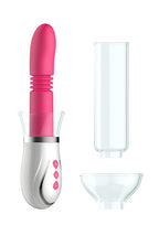 Pumped By Shots America - Thruster - 4 In 1 Rechargeable Couples Pump Kit - Pink