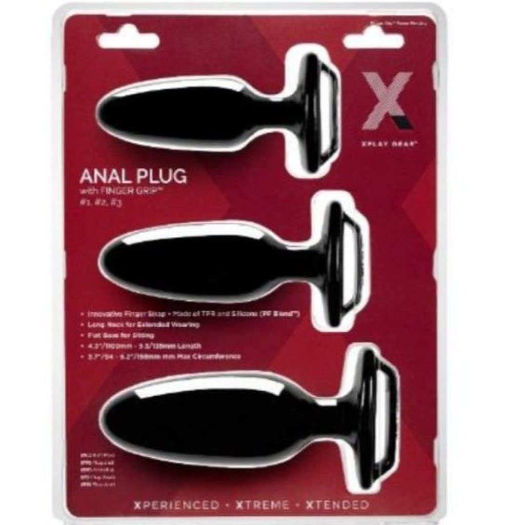 Xplay Finger Grip Plug Starter Kit- Plug #1 #2 #3