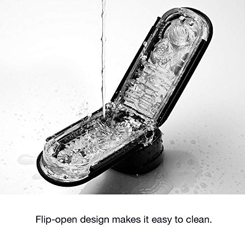 Tenga Flip 0 (Zero) Men Masturbation Device, Reusable Pleasure Toy Cup Massager And Personal Masturbation Toy, Tfz-002 Black