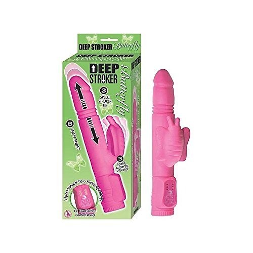 Nasstoys Deep Stroker Butterfly, Pink