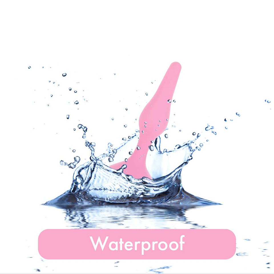 Pure Love Silicone Anal Butt Plug 4.5'', Adult Sex Toy, Classic Sex Toy, Pink