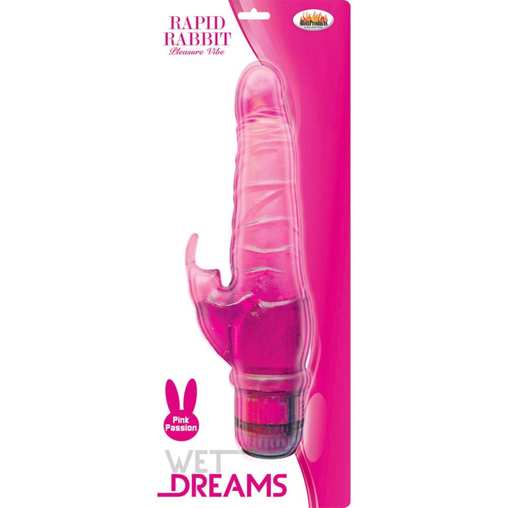 Hott Products Unlimited 53123: Wet Dreams Rapid Rabbit Magenta