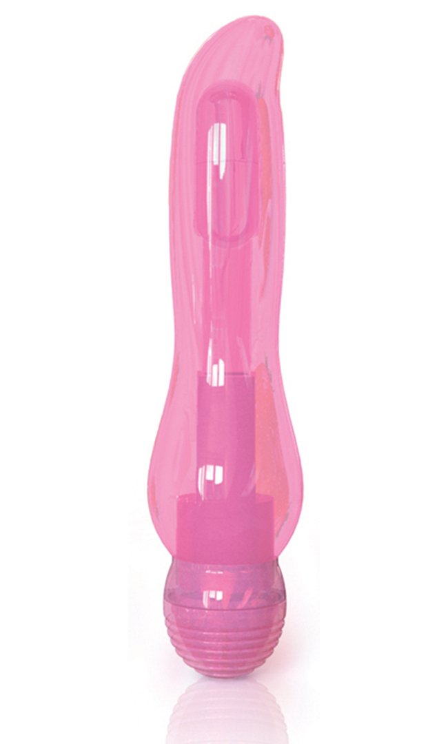 Multi Speed Soft Curved Vibrator - G Spot Stimulator - Waterproof - Sex Toy For Women - Sex Toy For Adults (Pink)