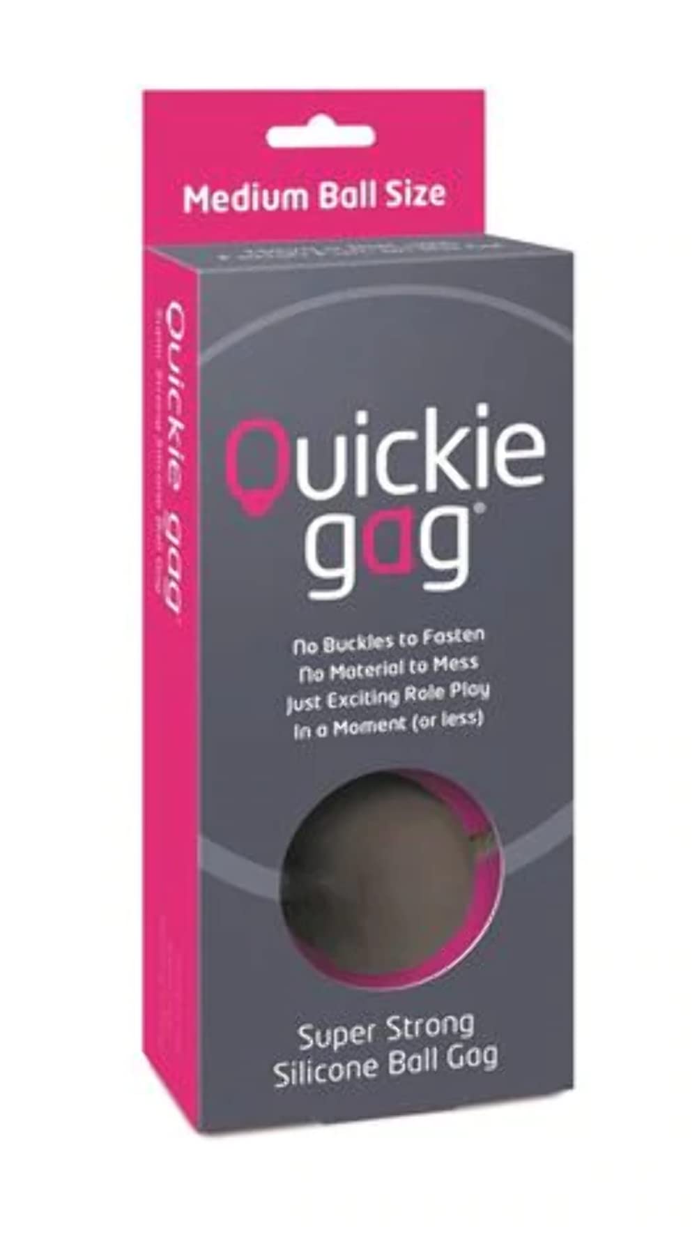 Quickie Ball Gag Medium Black