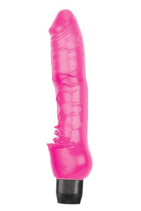Adam & Eve Signature Toys Eve'S Slim Pleasure Thermoplastic Rubber Waterproof Vibrator, Pink, 7 Inch
