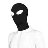 Fanmorph 4 Pcs Zentai Black Hoods, Mischief Head Cover, Role-playing Masks with Unknown Mystery, Light SM Sex Play, Unisex Elast