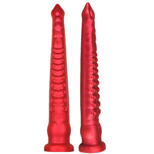 PONGGAO 12.2 Inch Large Dildo for Women Realistic Thick Anal Dildo, Red Suction Cup Dildo Silicone Tentacle Dildo Women Realisti