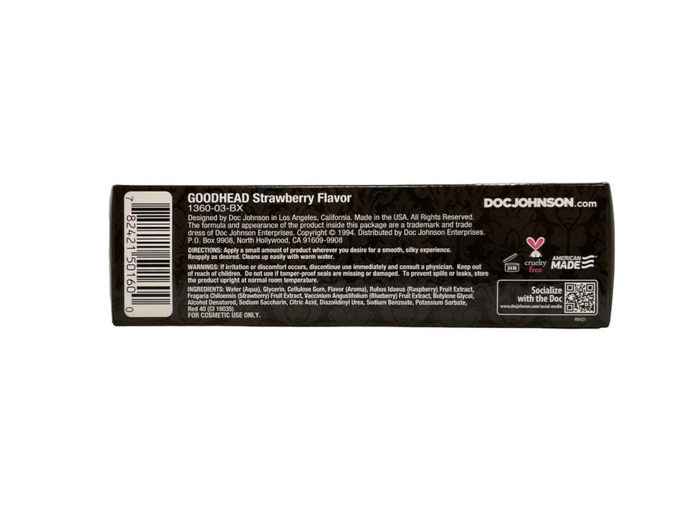 Goodhead Oral Delight Gel Straw 4Oz