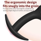 Portable Anal Plug Silicone Butt Plug Anal Sex Toys for Men Prostate Stimulation Masturbation Anal Training Toys with Anchor Bas