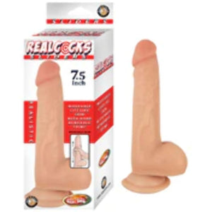 Real Cocks Sliders 7.5In Flesh