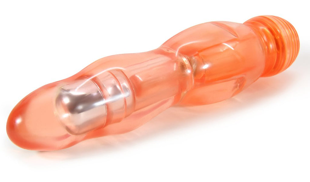 Multi Speed Soft Flexible Vibrator - G Spot Stimulator - Waterproof - Sex Toy For Women - Sex Toy For Adults (Orange)