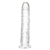 Transparent Dildo 7.7 inch,Strong Suction Cup - Crystal Clear G-Spot Realistic Toys, Soft and Flexible Adult Sex Toy
