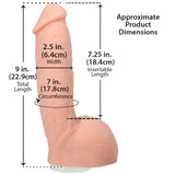 Signature Cocks Girthmaster 8.5 Inch Ultraskyn Cock