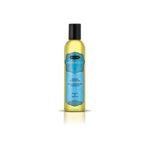 Kama Sutra Aromatics Massage Oil Serenity - 2 Fl Oz Rich Blend Of Natural Essential Oils - Marjoram, Geranium And Lavender - Dat