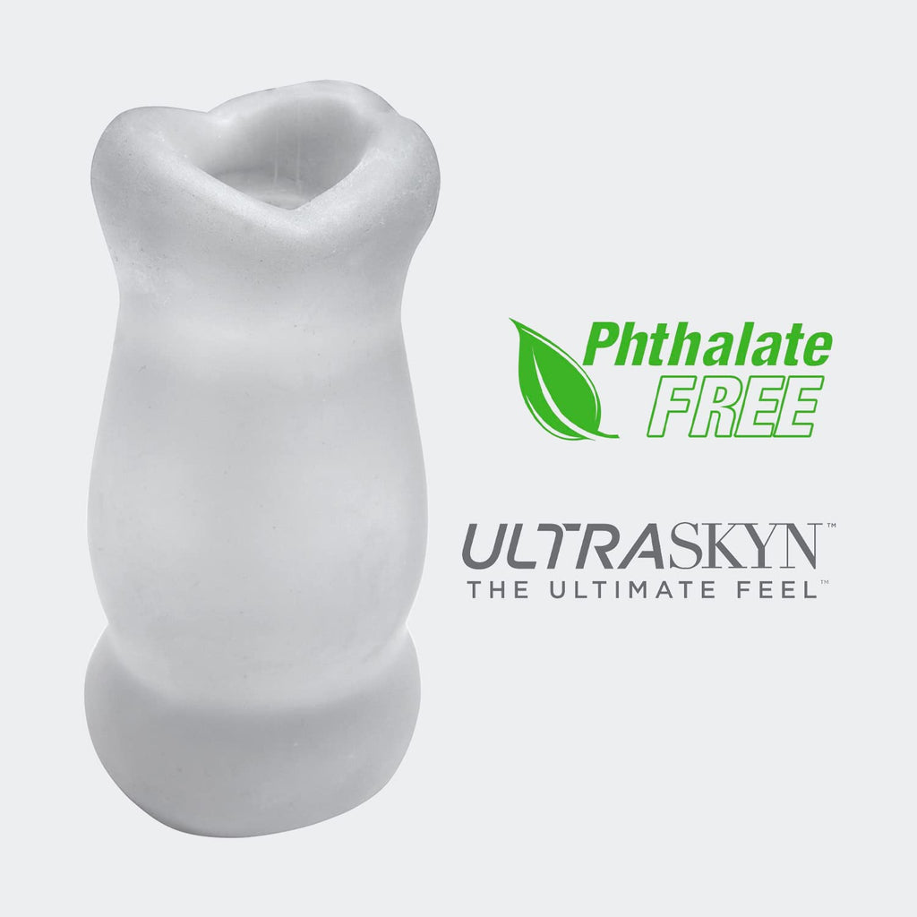 Doc Johnson The Super Sucker - Ultraskyn Adult Sucking Toy (Frost)