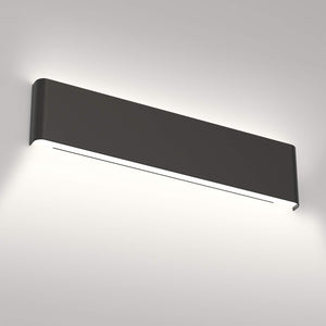 Aipsun 24In/20W Matte Black Modern Vanity Light Up And Down Led Vanity Light For Bathroom Wall Lighting Fixtures (Cool White 500