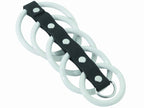 Spartacus Gates Of Hell 5 Ring Rubber Gates Cockcage, White