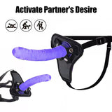Strap On Dildo, Realistic Penis Penetration with Suction Cup, Realistic Dildo Adult Vaginal Anal Sex Toys for Women Masturbator