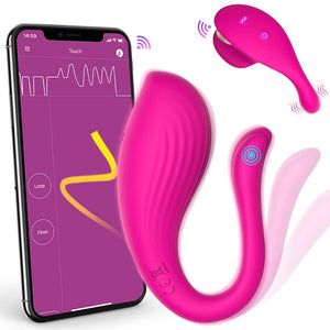 APP & Remote Control Vibrating Panties Wearable Vibrator, Healexcer Smartphones Dual Motors Adult Sex Toys for Women Couples Ple