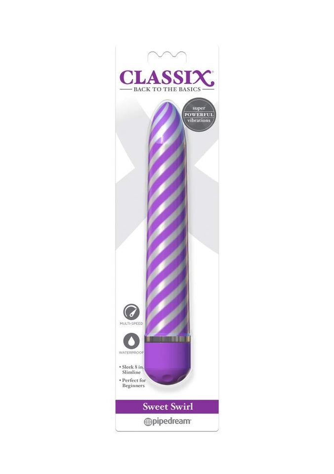 Classix Sweet Swirl Vibrator Purple