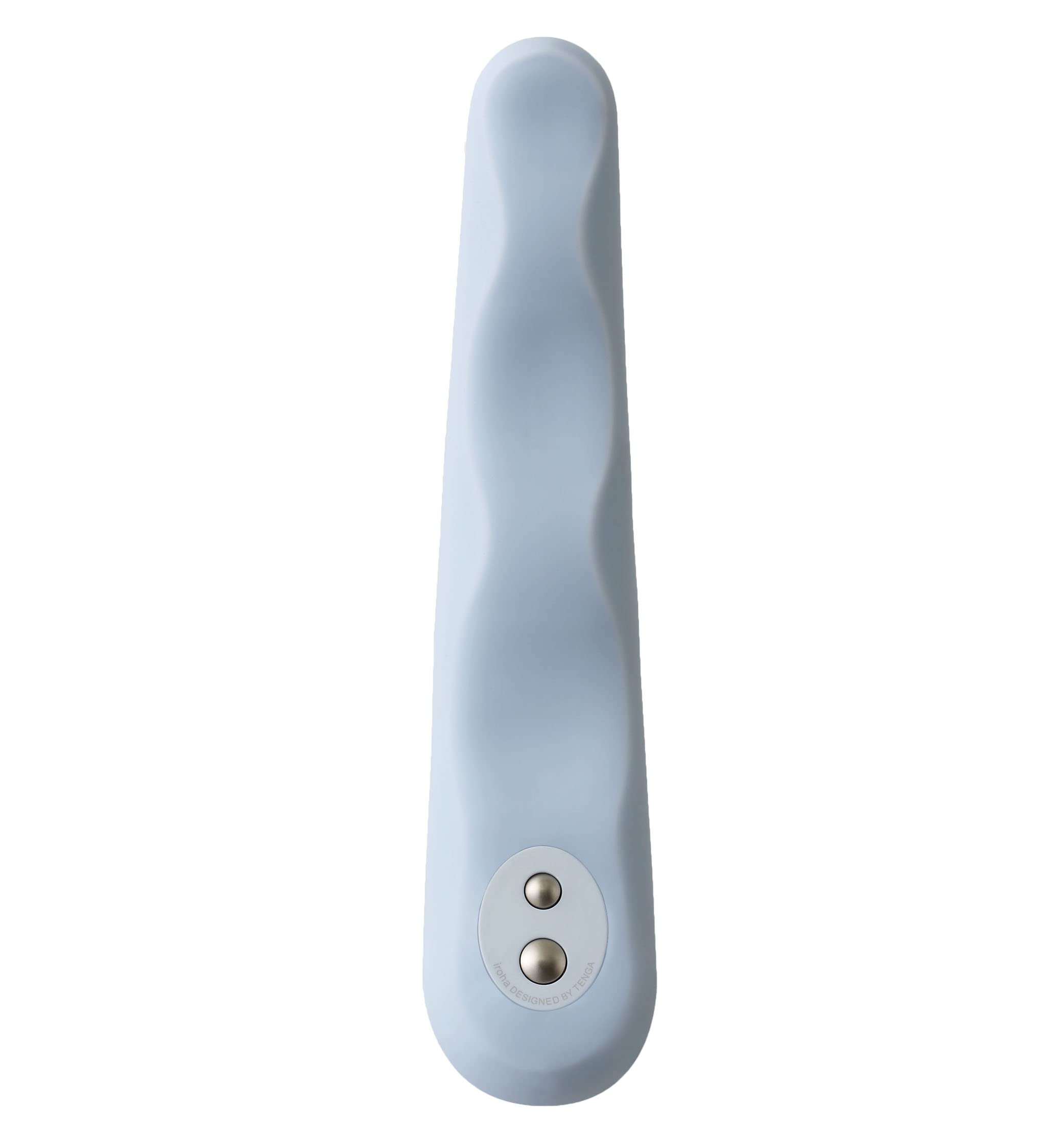 iroha Fit Minamo Women Vibrator and Massager, Flexible Insertable Rechargeable Waterproof Personal Stimulator, HMF-02 Blue,1 cou