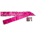 Miss Bachelorette Sash - Hot Pink