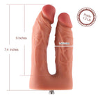 Hismith 12.4'' Huge Silicone Dildo with KlicLok System - Intact Testicles Dong for Advanced Users - 9.8'' Insert-able Length, Ma