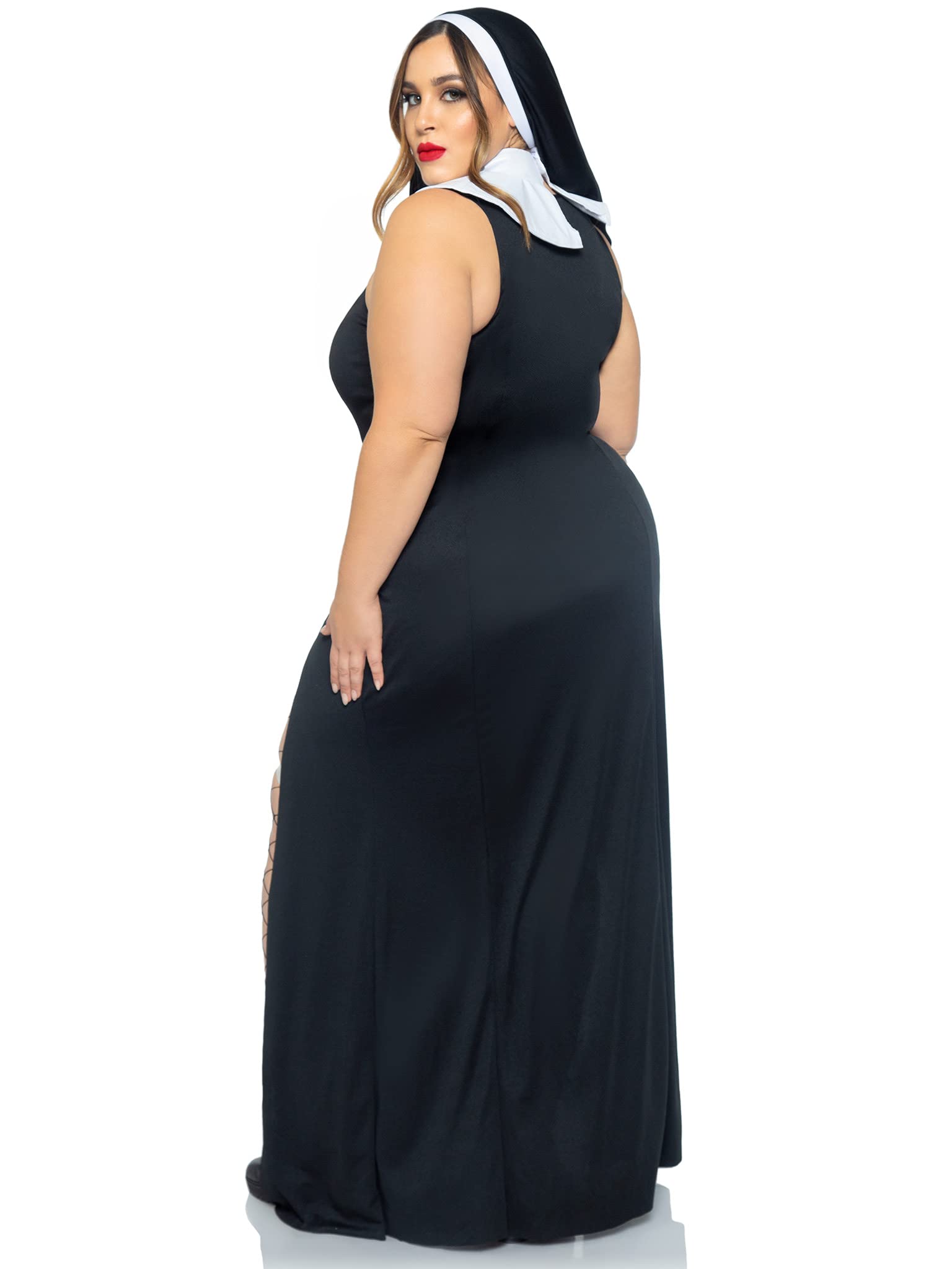 3 PC Sultry Sinner, includes d - 3X-4X / BLK/WHITE