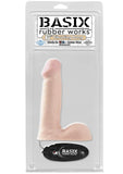 Basix 6'' Vibrating Dong, Flesh