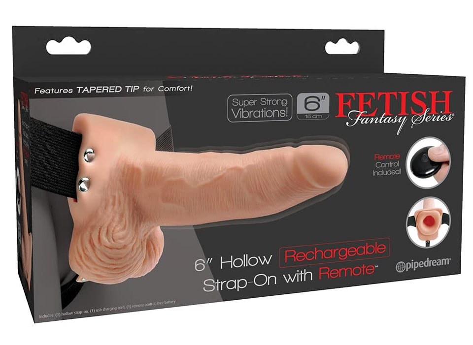 Ff 6In Hollow Recharge Strap-On Rc, Fl