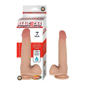 Realcocks Self Lubricating 7In -Flesh