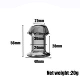 Butt Plug Douche Enema Anal Dilator Hollow Anal Plug Sex Toys for Woman Men Gay Prostata Massager Peep Vaginal Sex Products Gray