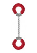 Beginner'S Legcuffs Furry Red
