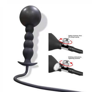 xofoco Expansion Diameter 1.2'' to 4.7'' Sex Dildo Butt Plug Inflatable Anal Plug Silicone Expand Dildo Anal Toys Anal Sex Toys,