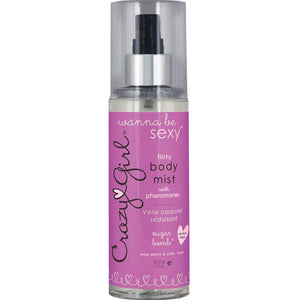 (D) Crazy Girl Sexy & Flirty Pheromone Body Mist Sugar Bomb 6 Oz