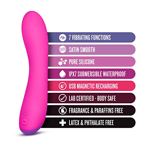 Blush Aria Silicone G Spot Vibrator - Powerful - Rechargeable - Sex Toy For Women - Sex Toy For Couples