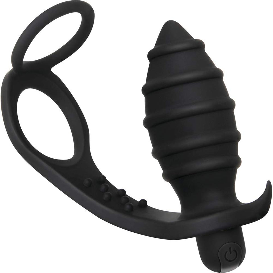 (D) Zero Tolerance Rechargeabl Cock Ring And Anal Vibe