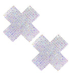 Neva Nude Pasty X Factor Crystal Silver