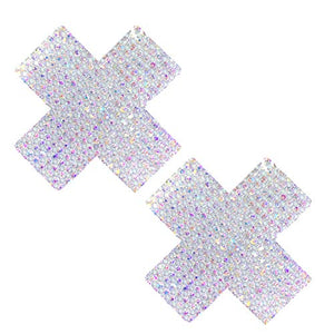 Neva Nude Pasty X Factor Crystal Silver