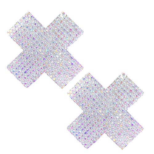 Neva Nude Pasty X Factor Crystal Silver