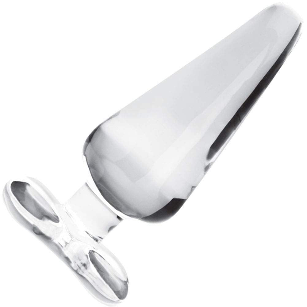 Spade Anal Plug Clear Large