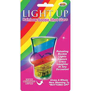 Light Up Rainbow Boobie Shot Glass
