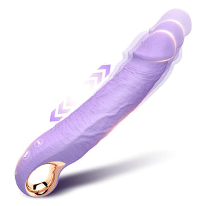 Thrusting Realistic G spot Dildo - UTIMI 9 Inch Vibrator Women Sex Toy with 10 Vibrations and 3 Thrusting Modes, Adult Toy Dildo