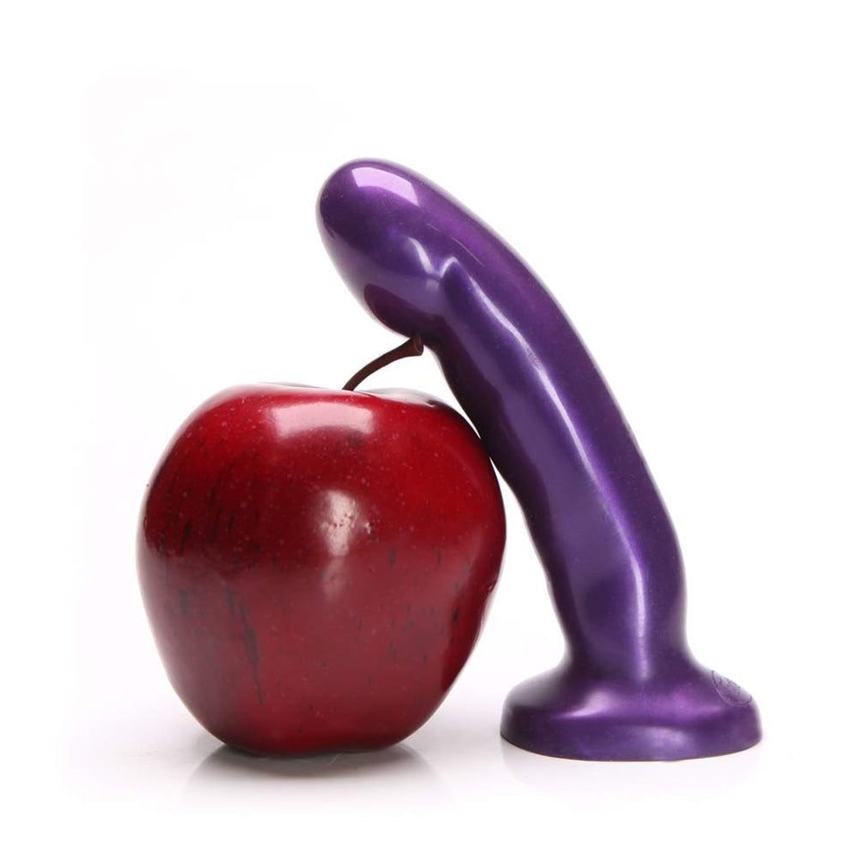 Tantus Sex/Adult Toys Acute Dildo - 100% Utra-Premium Flexible Silicone Harness Compatible, Realistic, G-Spot & P-Spot Stimulation For Anal, Vaginal, Men, Women, Lgbtq - Glossy, Amethyst