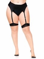 Spandex Contrast Color Cuban Heel Backseam Stockings