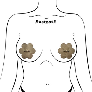 Pastease Nude Flower W/ Barbell Piercing