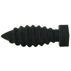 Tom Of Finland Screw U Anal Plug, Black, (Tf1372)